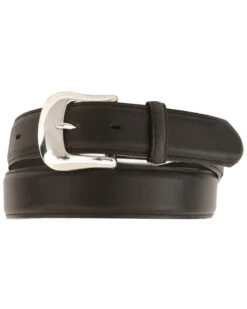 Tony Lama Men's Longhorn Leather Dress Belt - Reg & Big