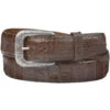 Lucchese Men's Sienna Caiman Ultra Belly Leather Belt
