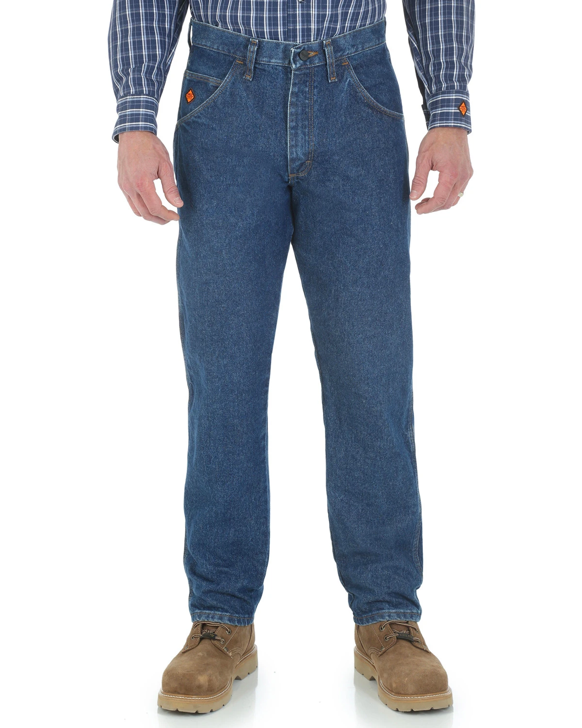Wrangler Men's FR Relaxed Fit Work Jeans - Image 3