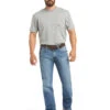 Ariat Men's Rebar M4 DuraStretch Haze Low Rise Bootcut Work Jeans