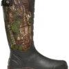 LaCrosse Men's 4X Alpha Realtree Xtra Green Snake Boots - Round Toe