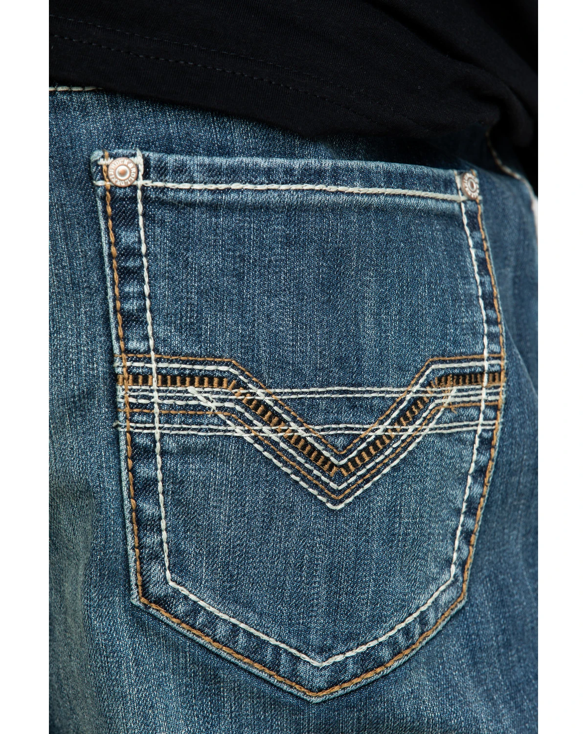 Rock & Roll Cowboy Men's Reflex Double Barrel Relaxed Bootcut Jeans - Image 5