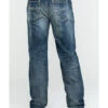 Rock & Roll Denim Men's Reflex Double Barrel Vintage Stretch Relaxed Straight Jeans