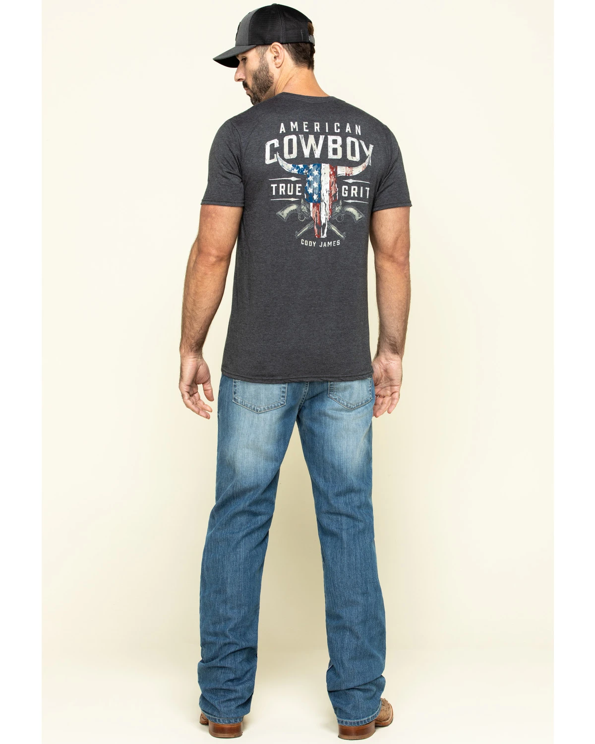 Cody James Men's Clovehitch Stackable Light Wash Stretch Regular Straight Jeans - Image 5