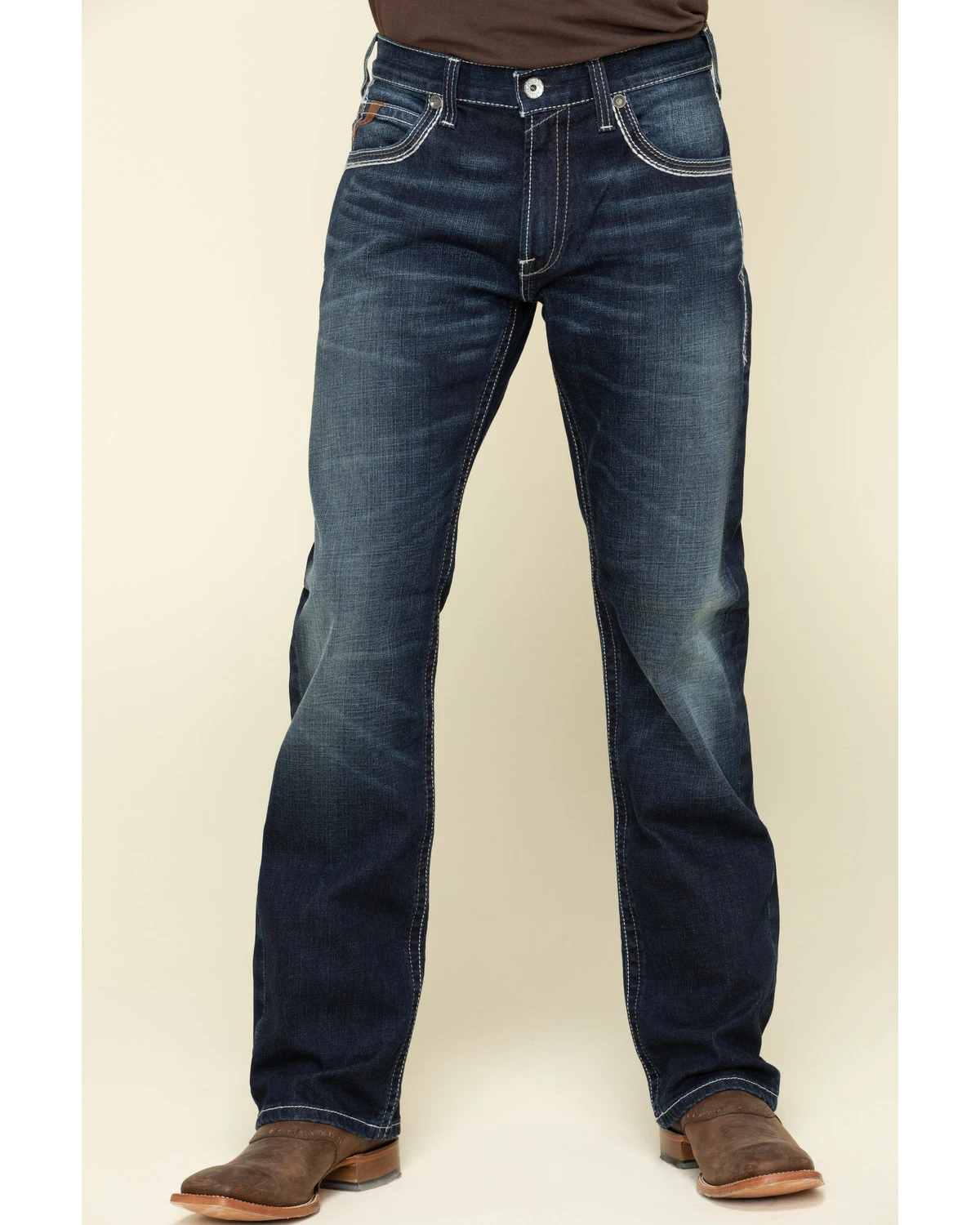 Ariat Men's M5 Nightingale Dark Stretch Stackable Slim Straight Jeans - Image 2