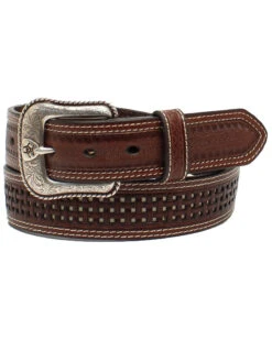 Ariat Men's Pierced Basketweave Western Belt