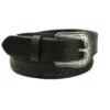 AndWest Men's Black X Laced Belt