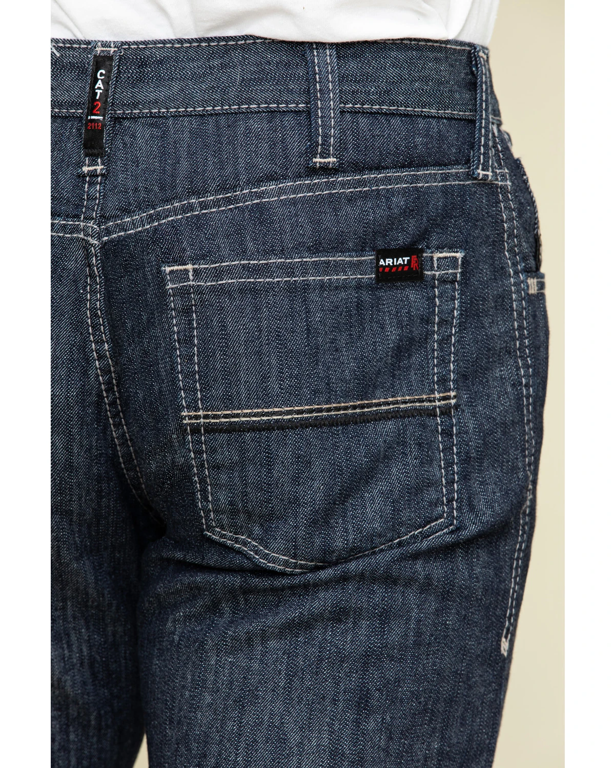 Ariat Men's M5 FR Armor Low Stretch Stackable Straight Leg Work Jeans - Image 4