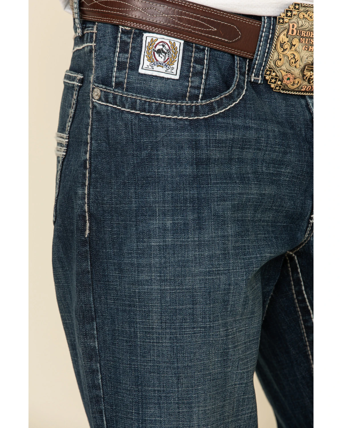 Cinch Men's White Label Performance Dark Relaxed Straight Jeans - Image 5