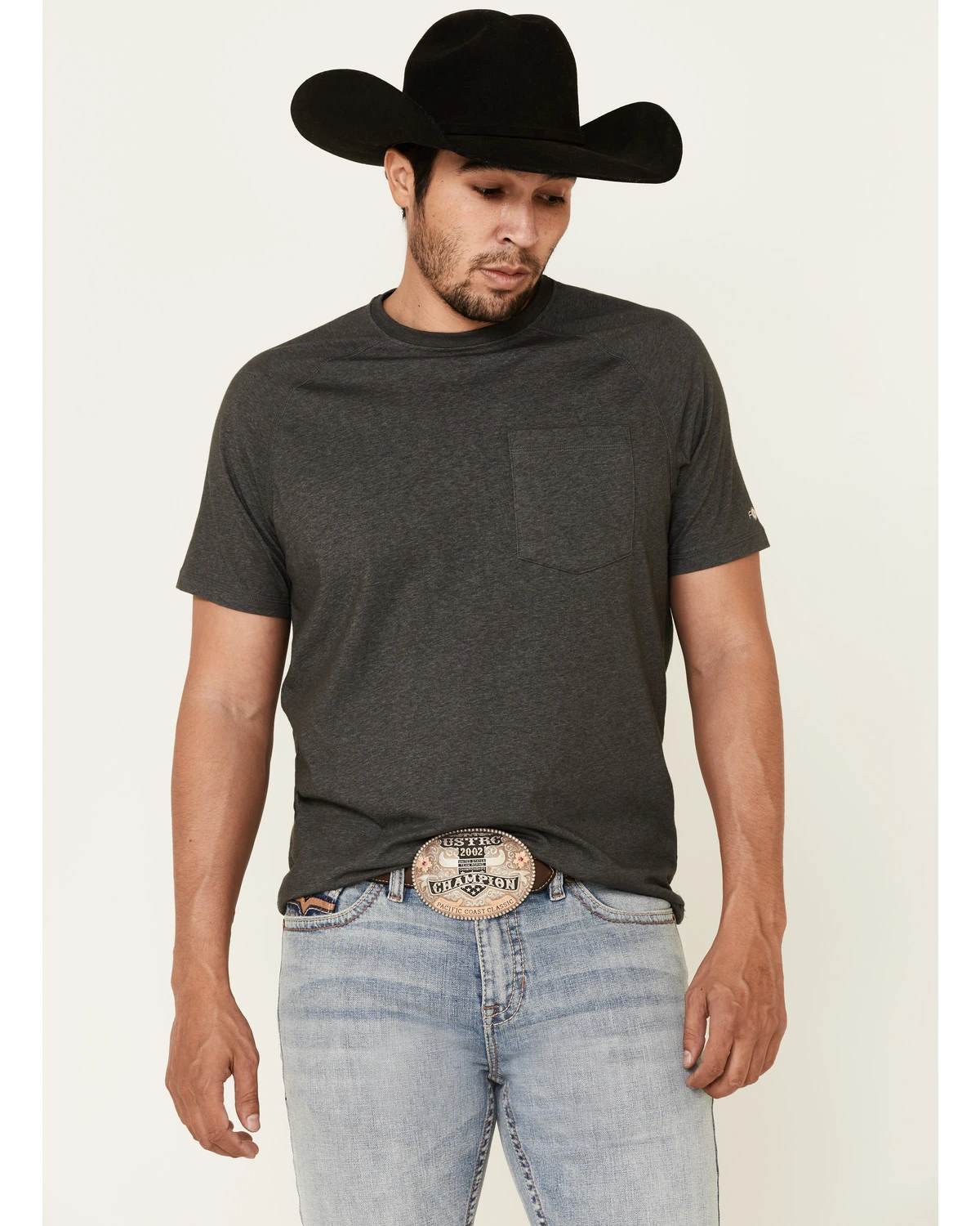 Cody James Core Men's Sawbuck Light Wash Stretch Stackable Straight Jeans - Image 2