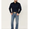 Cody James Men's Roughstock Medium Wash Rigid Slim Straight Jeans