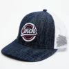 Cinch Men's Embroidered Circle Logo Mesh-Back Trucker Cap