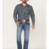Rock 47 By Wrangler Men's Bayshore Medium Stretch Slim Bootcut Jeans