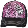Cowgirl Hardware Girls' Leopard Print Bell Horse Solid-Back Ball Cap