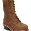 Chippewa Men's Thunderstruck 10" Waterproof Insulated Lace-Up Work Logger Boot - Nano Composite Toe