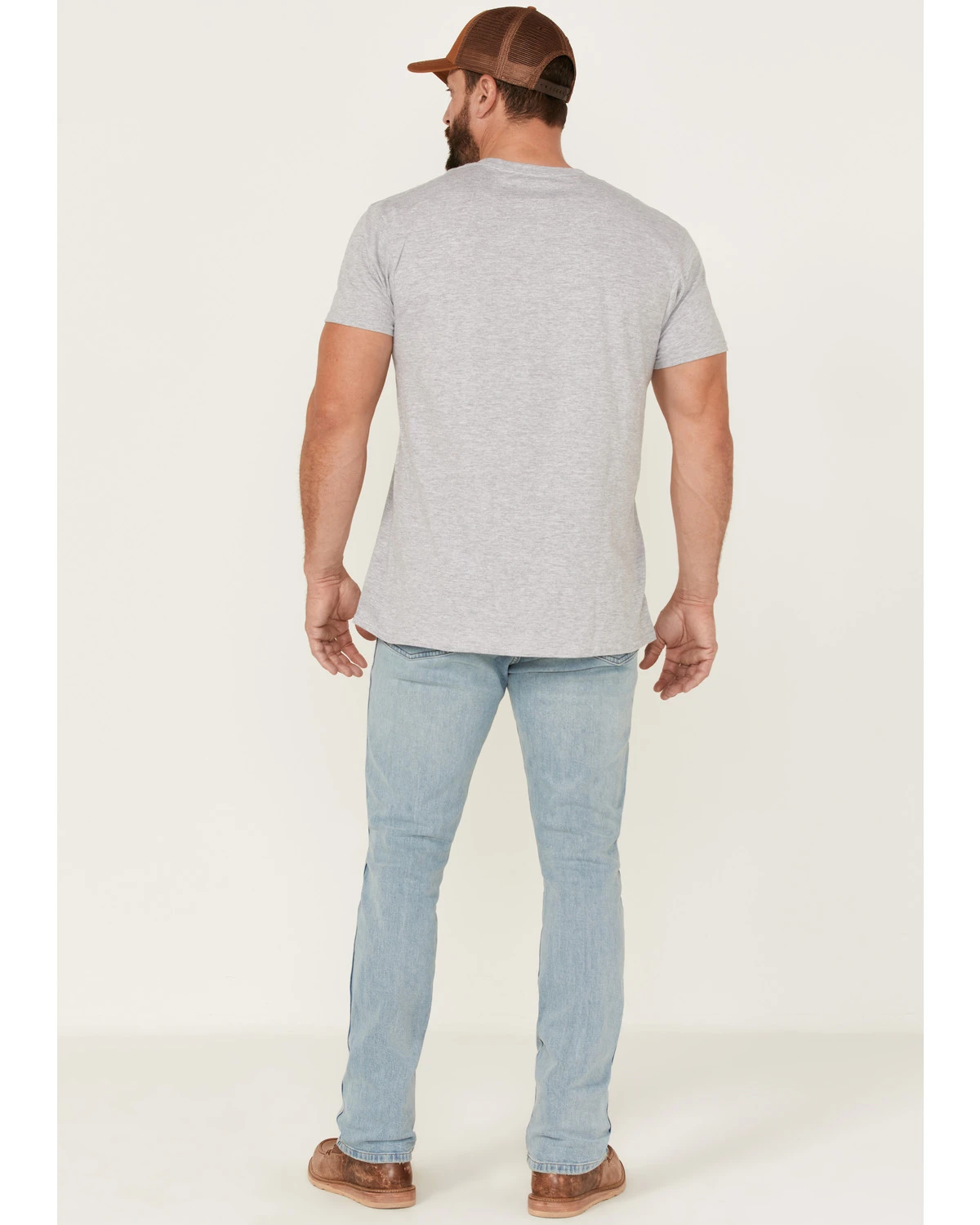 Wrangler X Fender Men's Greensboro Cowboy Rockstar Relic Distressed Regular Straight Jeans - Image 3