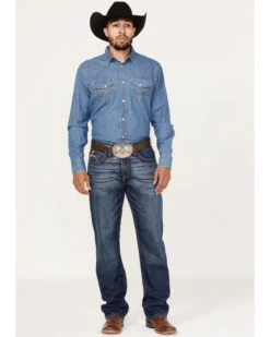 Ariat Men's M2 Prescott Kerwin Dark Wash Relaxed Stackable Bootcut Jeans