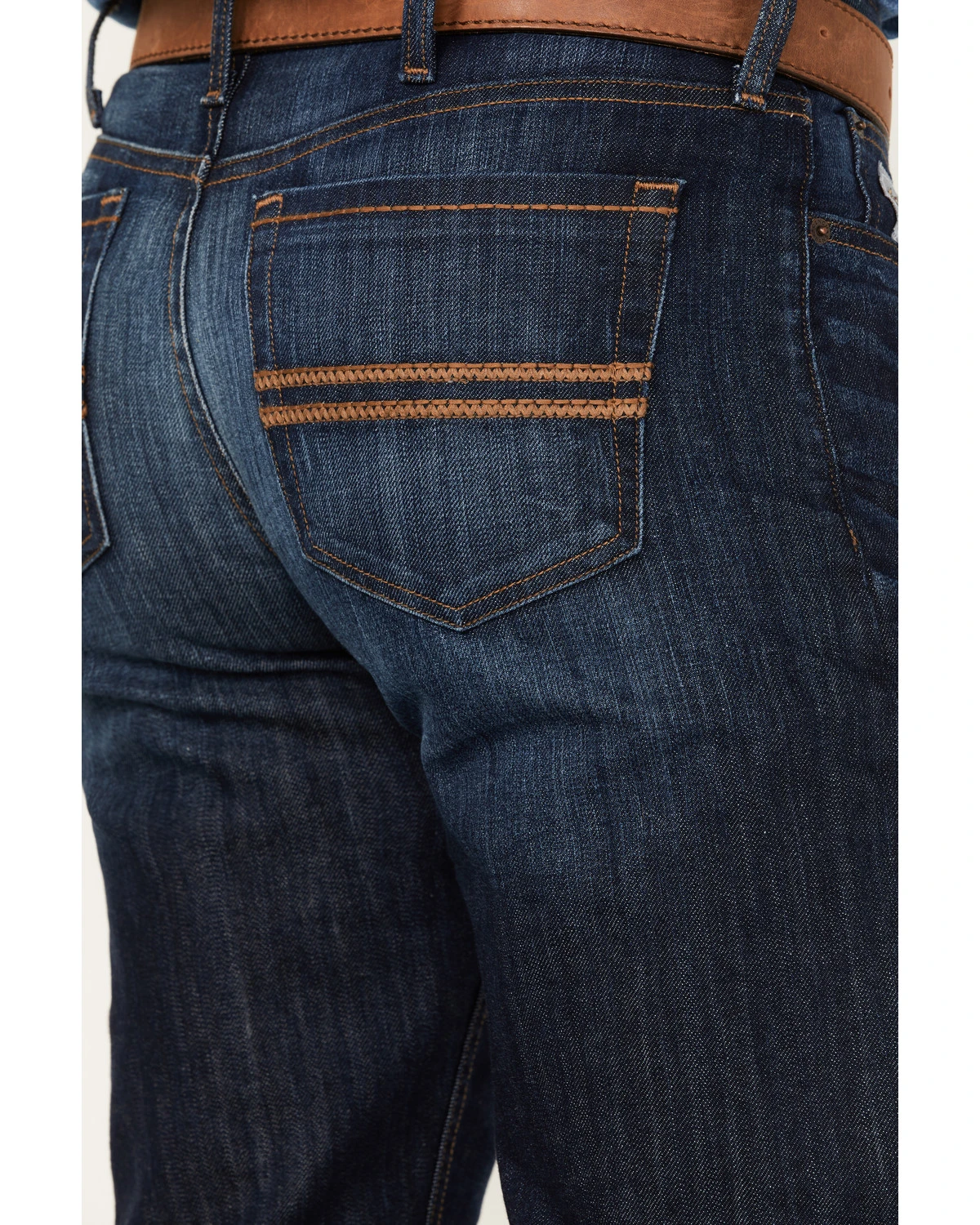 Cinch Men's Silver Label Dark Wash Slim Straight Performance Jeans - Image 4