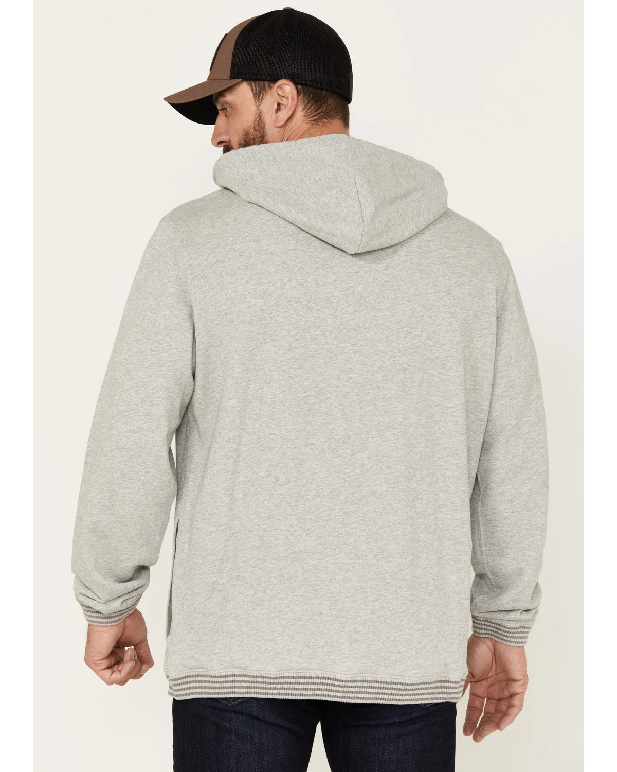 Brixton Men's Collegiate Pocket Hooded Sweatshirt - Image 4