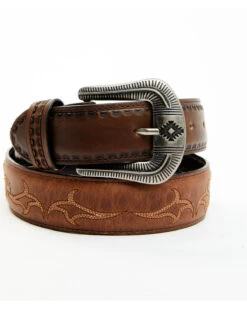 Moonshine Spirit Men's Crazy Horse Vintage Western Belt