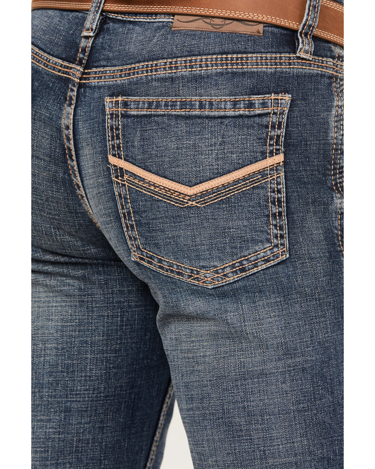 Cody James Men's Stonewall Dark Wash Slim Bootcut Stretch Denim Jeans - Image 3