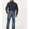 Rock & Roll Denim Men's Pistol Medium Vintage Wash Bootcut Reflex Denim Jeans