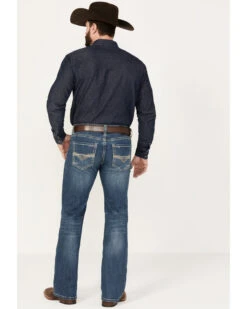 Rock & Roll Denim Men's Pistol Medium Vintage Wash Bootcut Reflex Denim Jeans