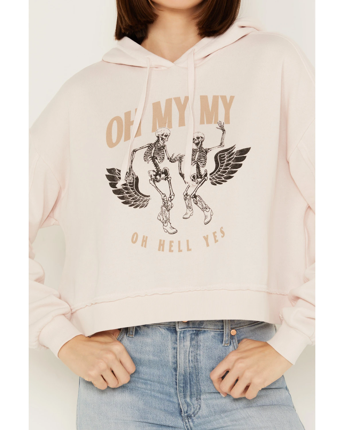 Cleo + Wolf Women's Oh My My Cropped Hoodie - Image 3