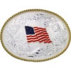 Montana Silversmiths American Flag Oval Buckle